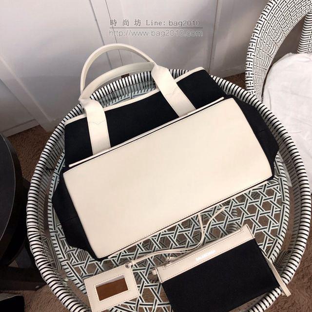 Balenciaga女包 巴黎世家新版爆款 帆布字母包 新版一行字 大號手提包  csbl1178